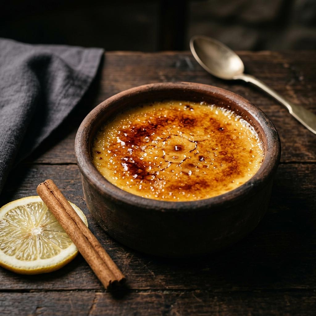 Fotografía editorial de Crema Catalana: La Receta Auténtica del Postre Más Tradicional de Cataluña - RecetaGenial