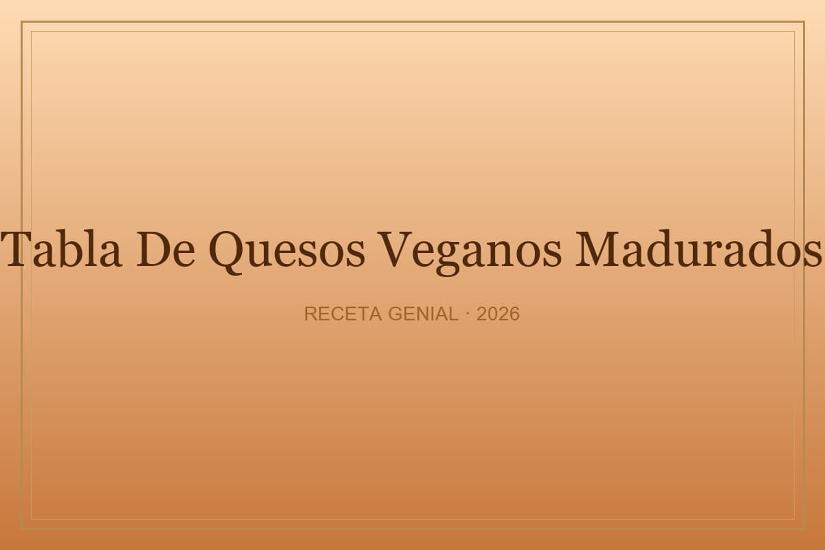 Tabla de quesos veganos madurados: El arte de lo vegetal