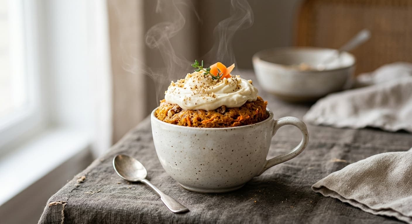 Bizcocho en Taza (Mug Cake) de Zanahoria: La Guía Definitiva con Ciencia y Sabor