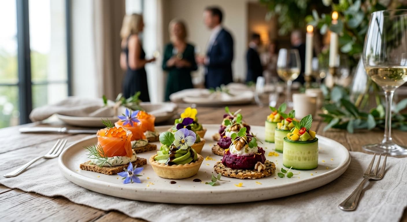 Canapés Saludables para Eventos 2026: La Revolución Gourmet de los Aperitivos