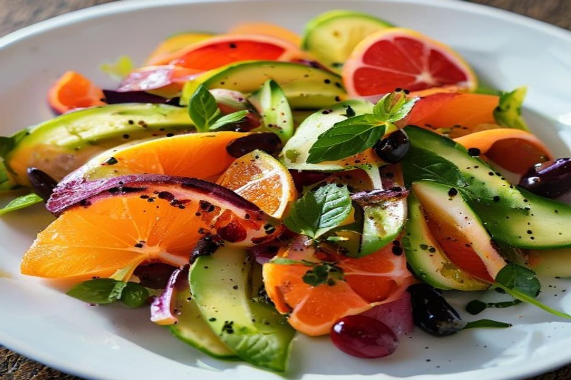 Ensalada de Hinojo y Naranja Sanguina: Frescura y Color en el Plato