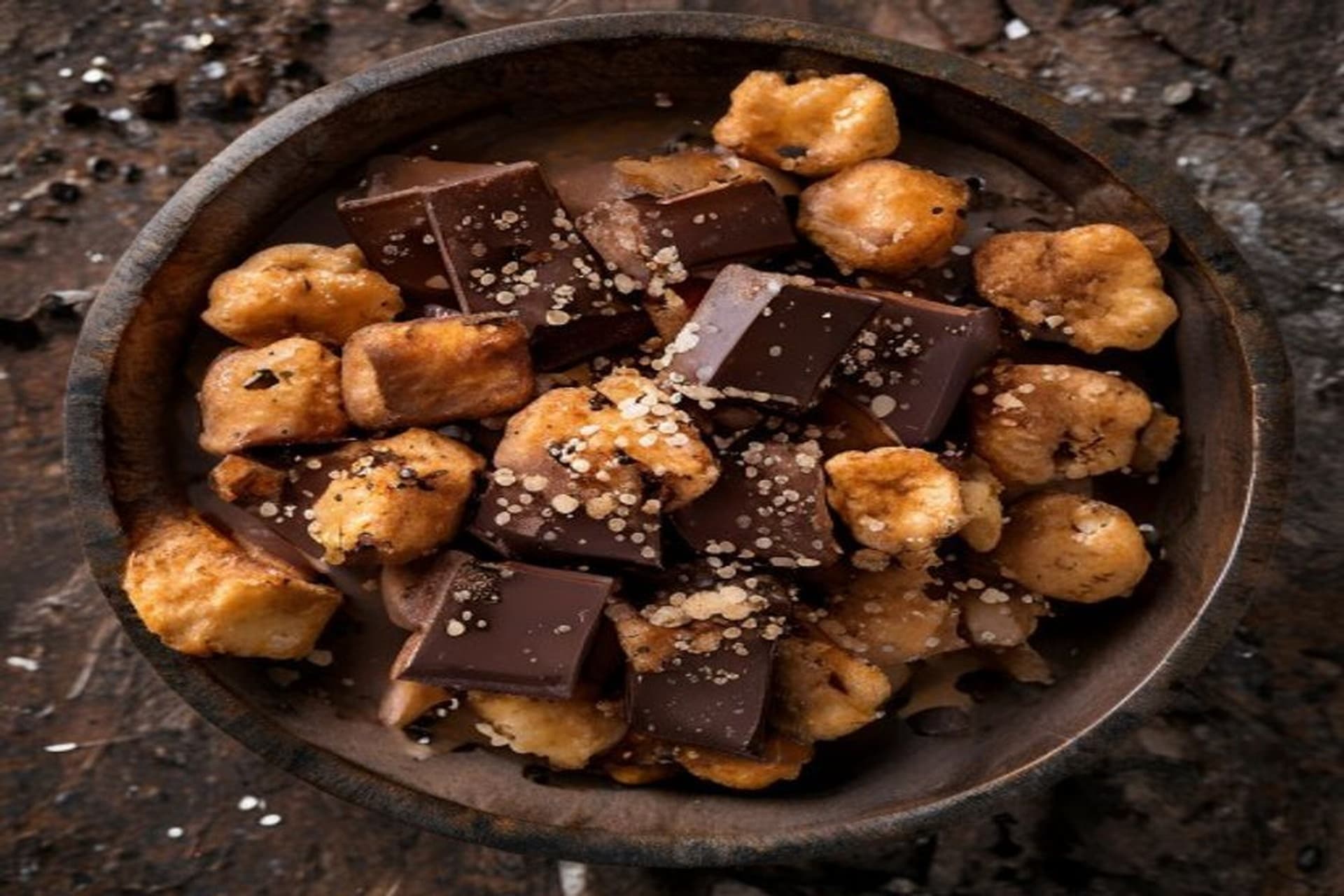 Bocaditos de garbanzo y chocolate negro: El snack saludable definitivo