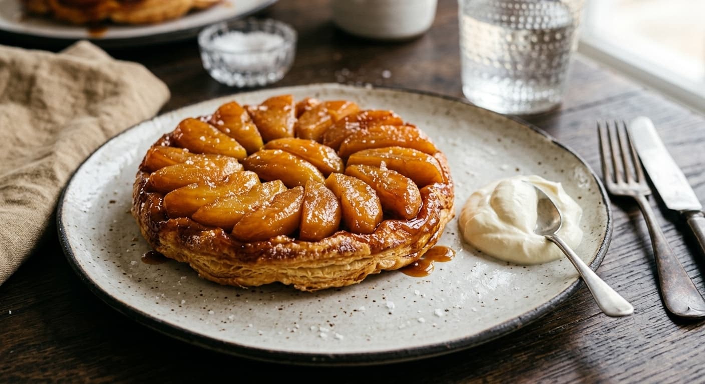 Receta de Tarta Tatin de Dulce de Leche: La Guía Definitiva de Repostería Gourmet preparada paso a paso — fotografía editorial de RecetaGenial