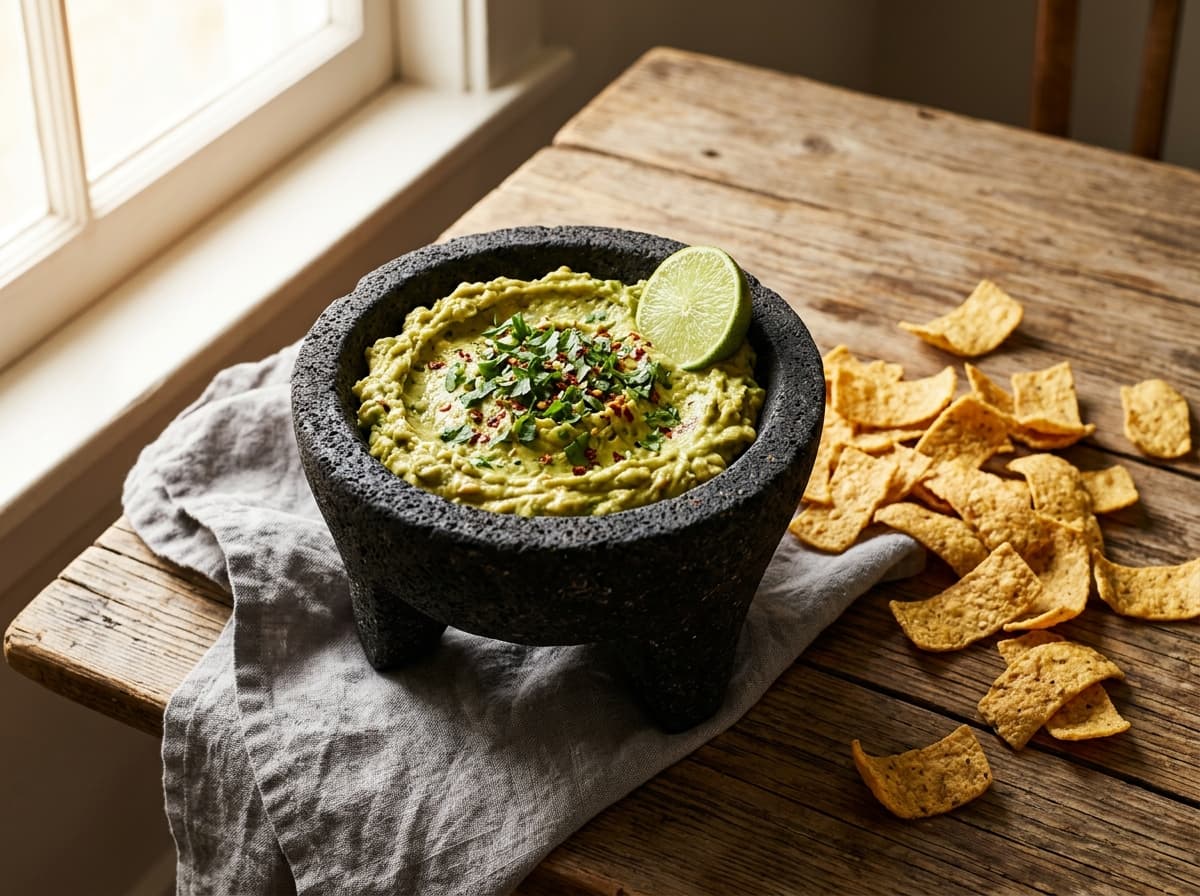 Receta de Pasabocas de Guacamole y Chips: El Secreto Definitivo 2026 preparada paso a paso — fotografía editorial de RecetaGenial