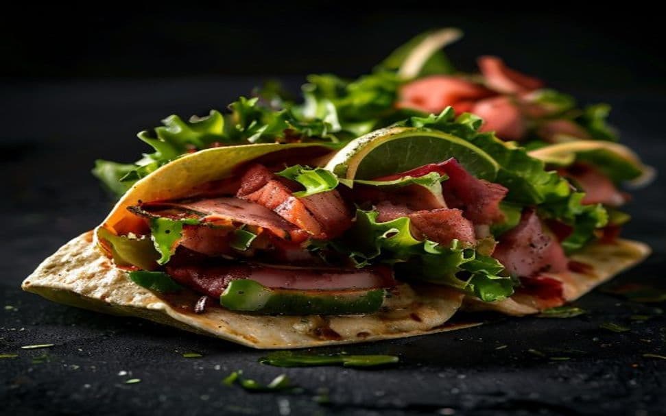 Receta de Tacos de Lechuga con Atún Picante: Cena Saludable y Ligera preparada paso a paso — fotografía editorial de RecetaGenial