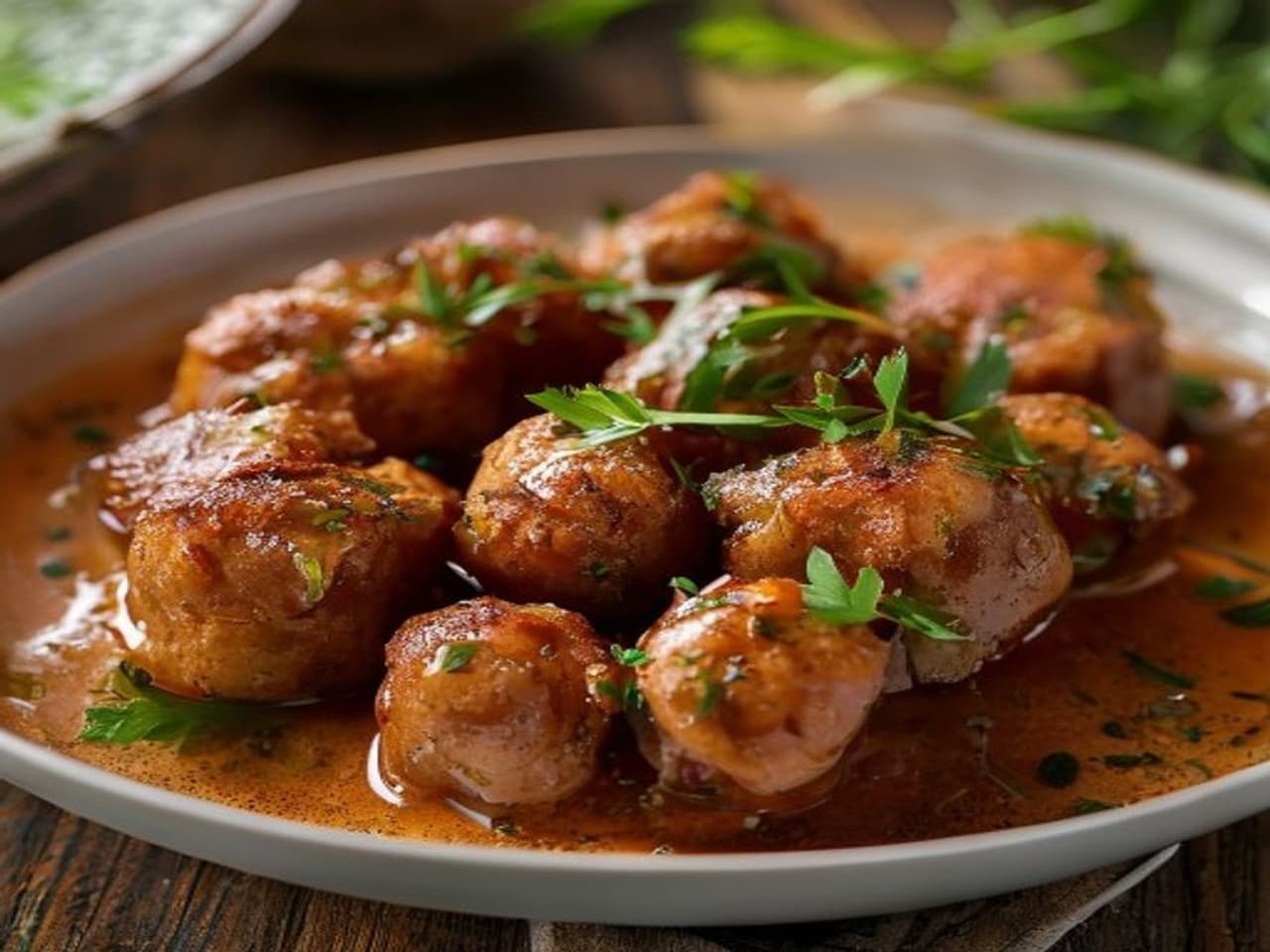 Albóndigas caseras en salsa
