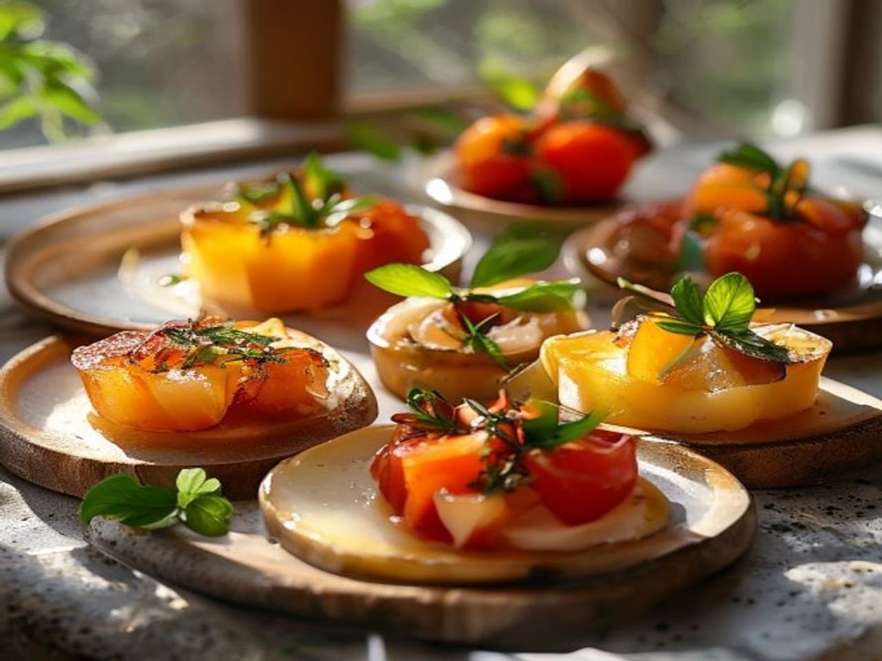 Receta de Aperitivos fríos preparada paso a paso — fotografía editorial de RecetaGenial