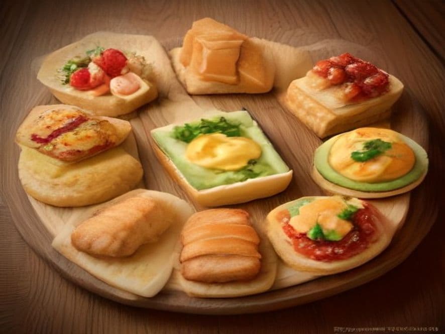 Receta de Aperitivos Fríos con Pan de Molde: Variedad y Sabor en Cada Bocado preparada paso a paso — fotografía editorial de RecetaGenial