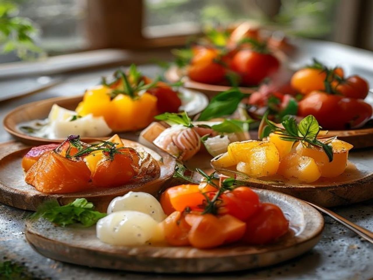 Receta de Aperitivos salados preparada paso a paso — fotografía editorial de RecetaGenial