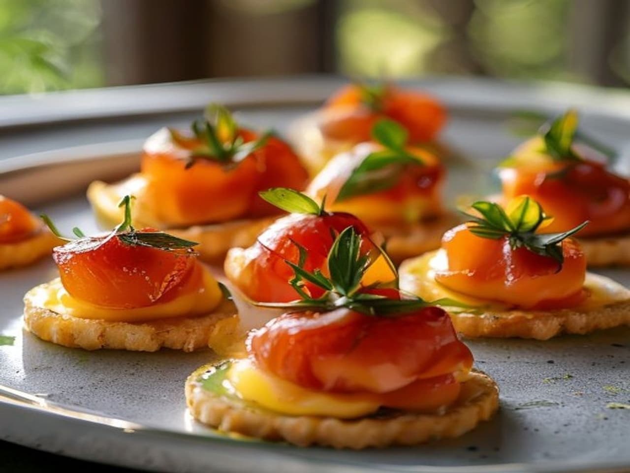 Receta de Canapes rapidos y baratos preparada paso a paso — fotografía editorial de RecetaGenial