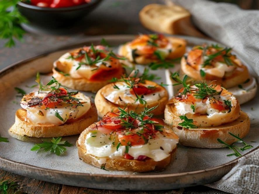 Canapés y aperitivos fríos fáciles
