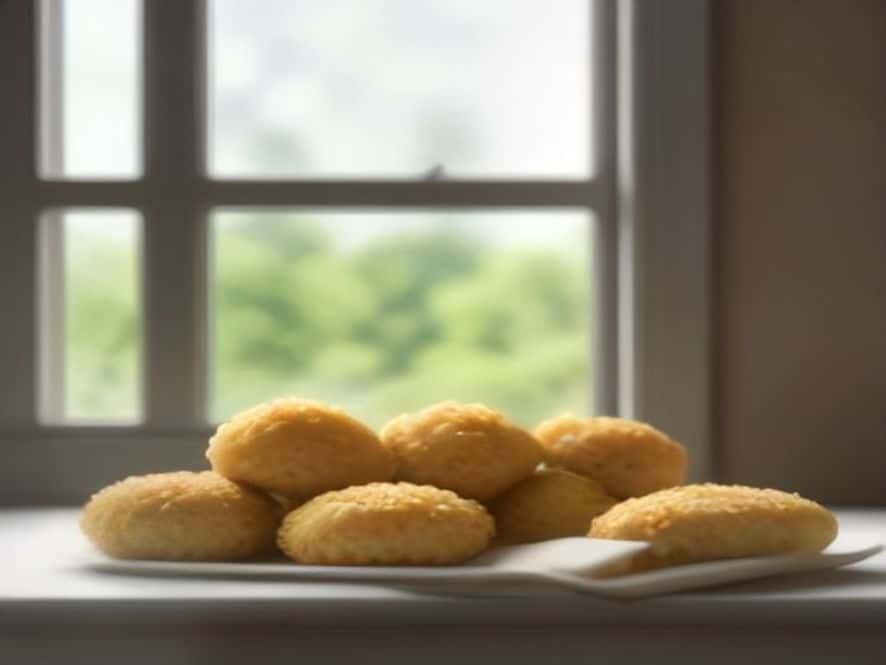 Croquetas caseras de pollo doradas sobre un plato blanco, con perejil fresco y textura crujiente visible