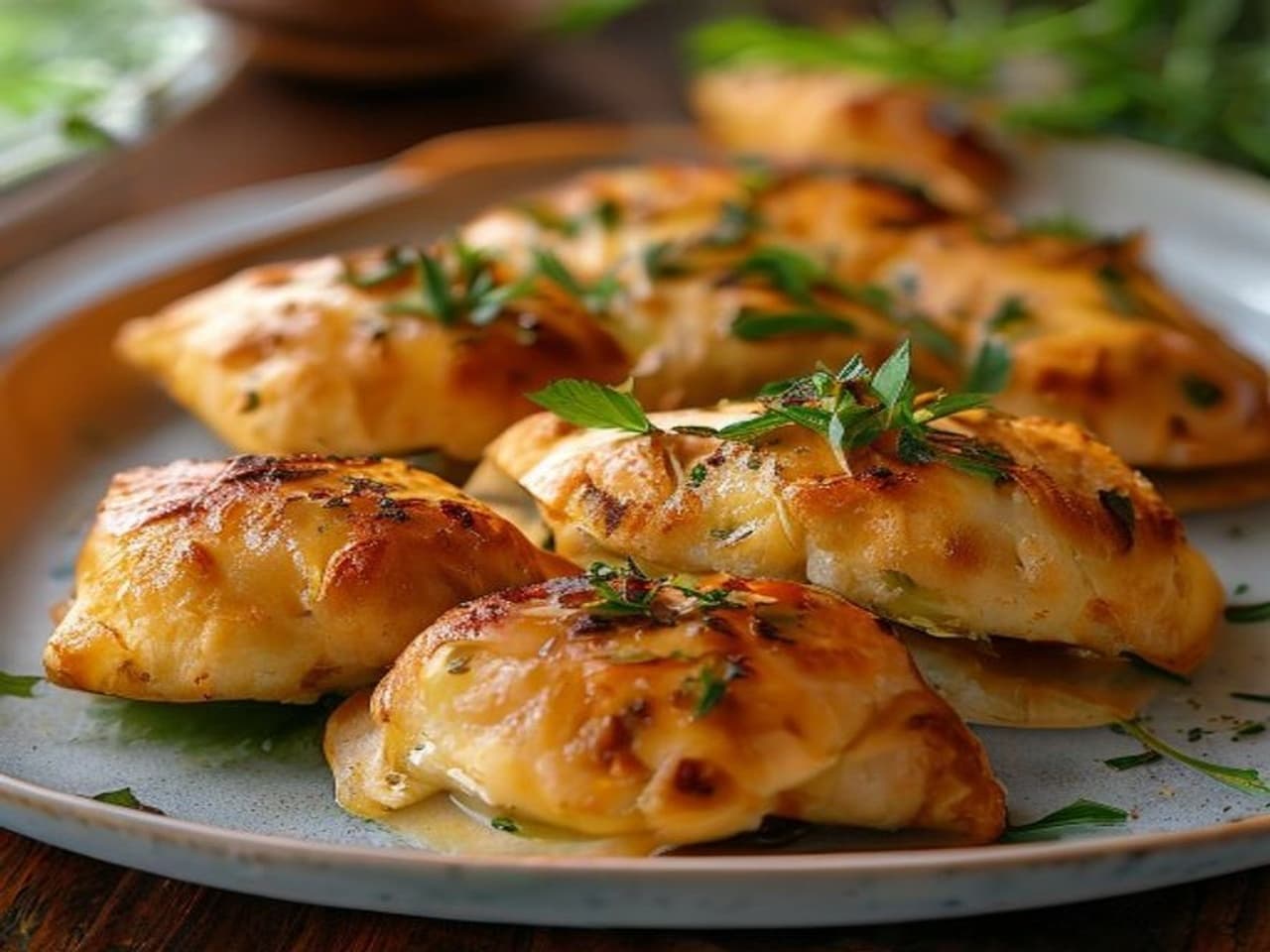 Receta de Empanadillas de atún y huevo al horno preparada paso a paso — fotografía editorial de RecetaGenial