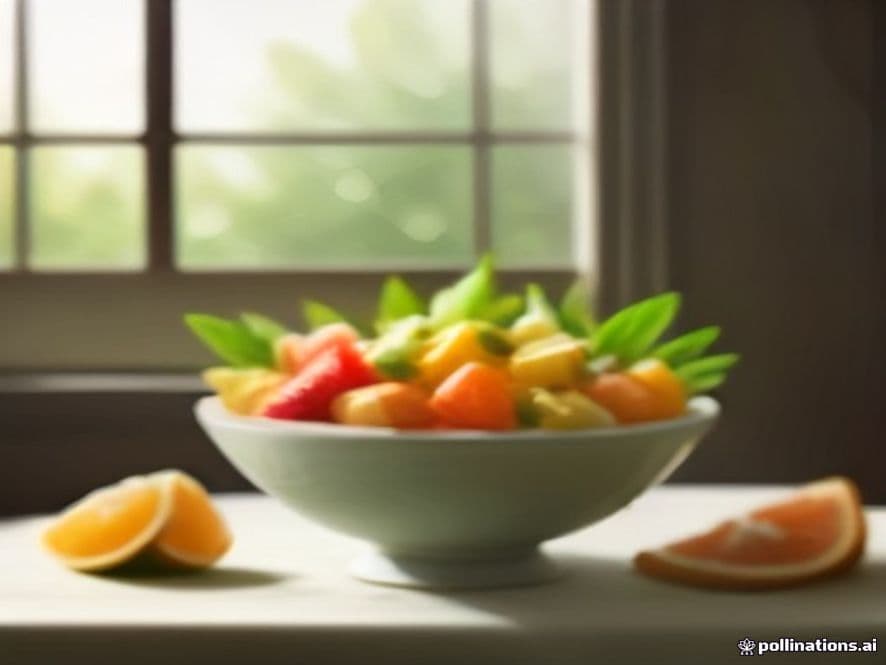 Receta de Ensalada de frutas frescas preparada paso a paso — fotografía editorial de RecetaGenial