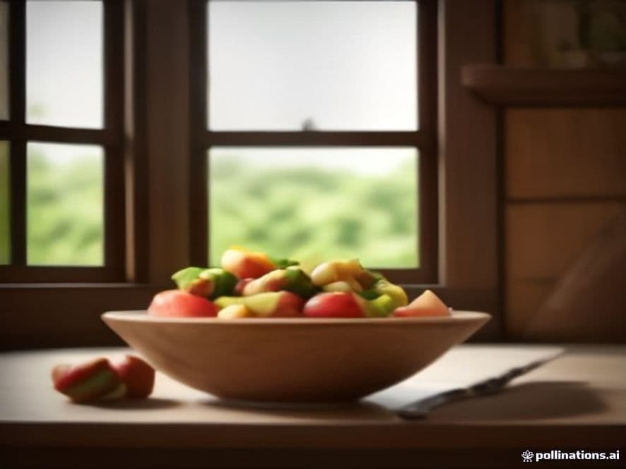 Receta de Ensalada de Frutas Frescas y Saludables: Un Clásico Versátil preparada paso a paso — fotografía editorial de RecetaGenial