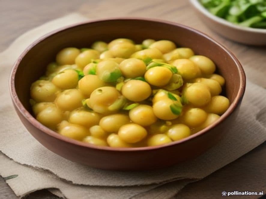 Receta de Ensalada de garbanzos con atún y huevo duro preparada paso a paso — fotografía editorial de RecetaGenial
