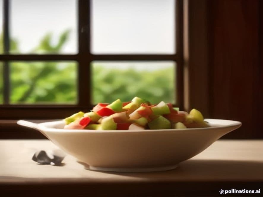 Receta de Ensalada de Manzana Cremosa y Refrescante: Un Clásico Español preparada paso a paso — fotografía editorial de RecetaGenial