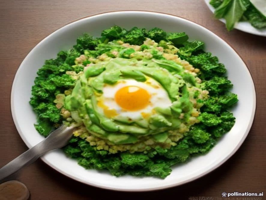 Receta de Ensalada de quinoa, kale y aguacate preparada paso a paso — fotografía editorial de RecetaGenial