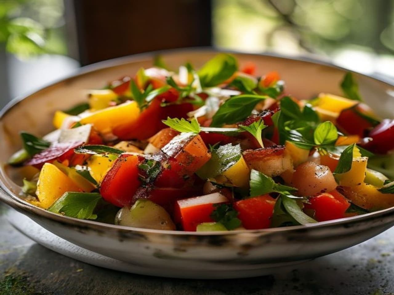 Receta de Ensaladas gourmet para cenas preparada paso a paso — fotografía editorial de RecetaGenial