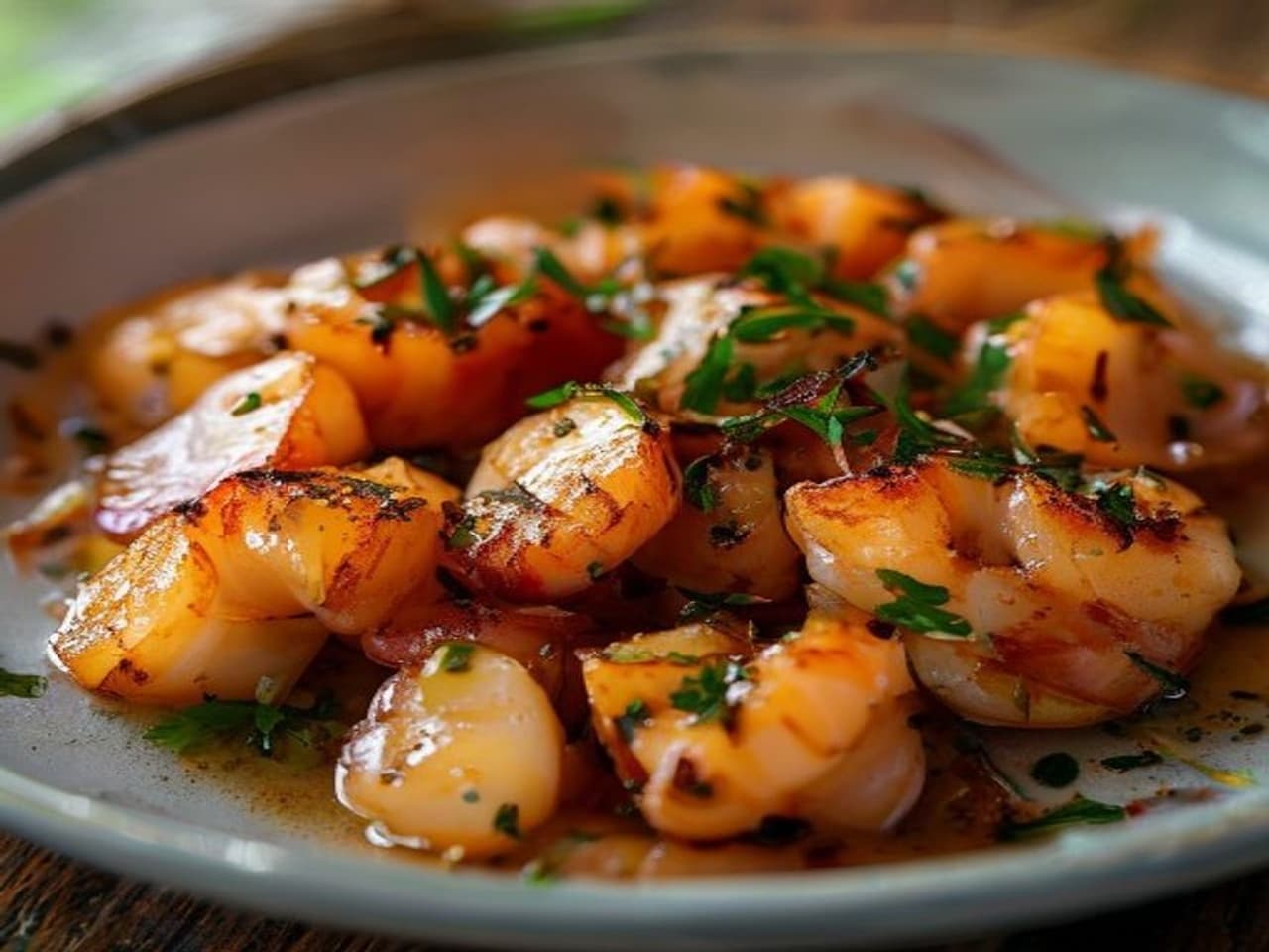 Gambas al ajillo con guindilla