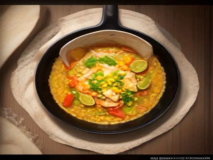 Receta de Paella de marisco valenciana tradicional paso a paso preparada paso a paso — fotografía editorial de RecetaGenial