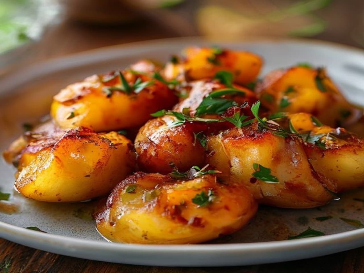 Patatas bravas con salsa brava casera