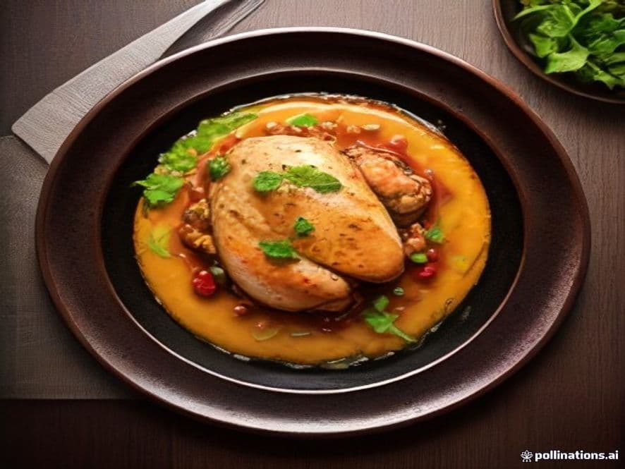 Receta de Pechuga de pollo al horno jugosa con salmuera y hierbas preparada paso a paso — fotografía editorial de RecetaGenial