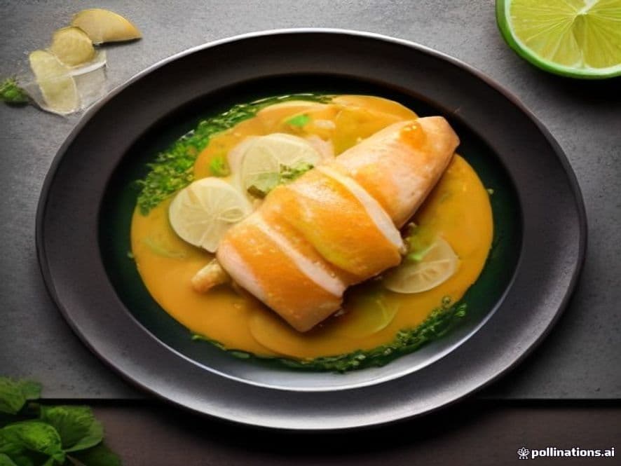 Receta de Pescado al horno con hierbas y limón preparada paso a paso — fotografía editorial de RecetaGenial
