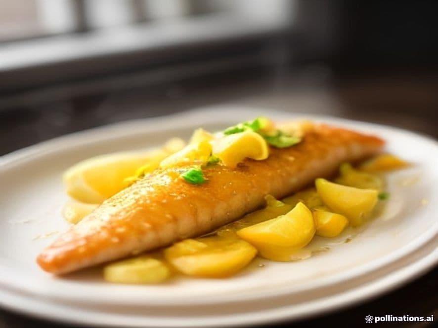 Receta de Pescado Frito Clásico preparada paso a paso — fotografía editorial de RecetaGenial
