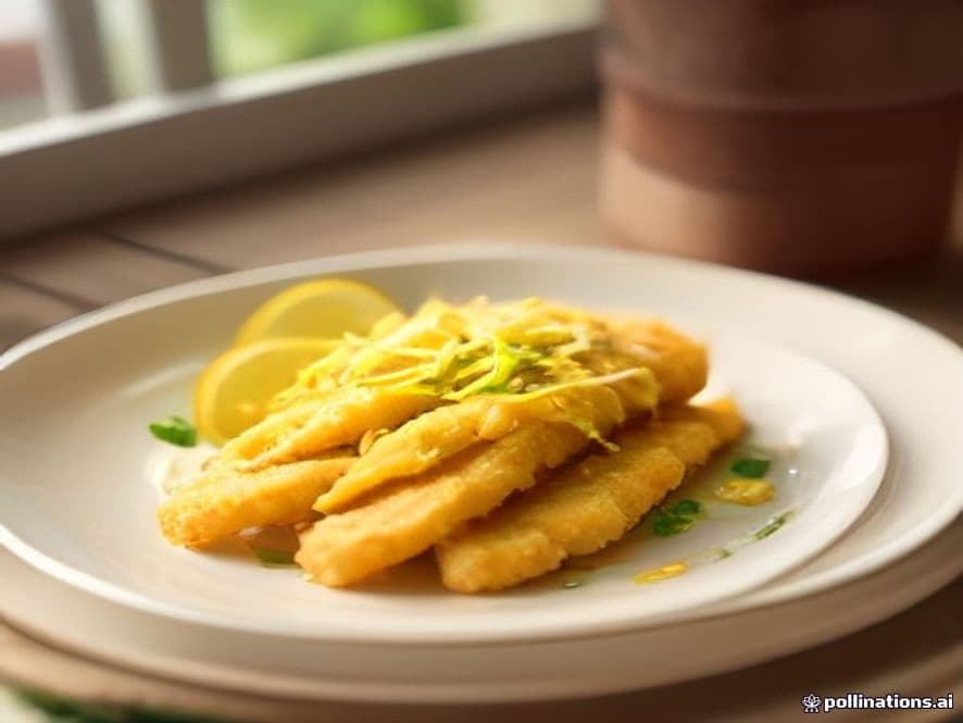 Receta de Pescado frito crujiente al estilo casero preparada paso a paso — fotografía editorial de RecetaGenial
