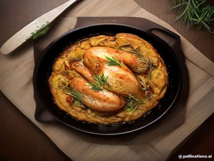Receta de Pollo al Horno con Patatas Crujientes y Jugosas preparada paso a paso — fotografía editorial de RecetaGenial