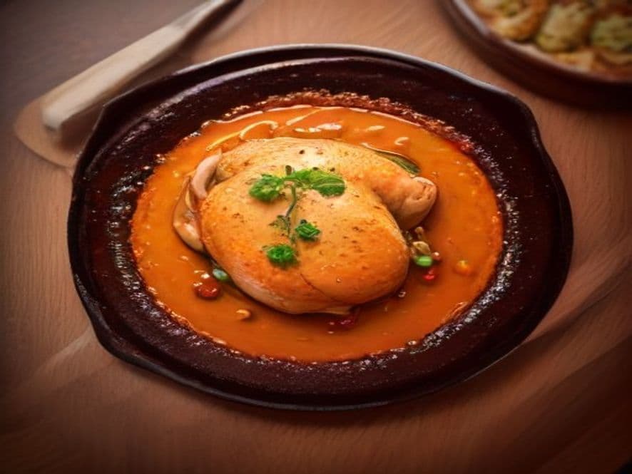 Receta de Pollo al horno jugoso y crujiente, la receta infalible preparada paso a paso — fotografía editorial de RecetaGenial