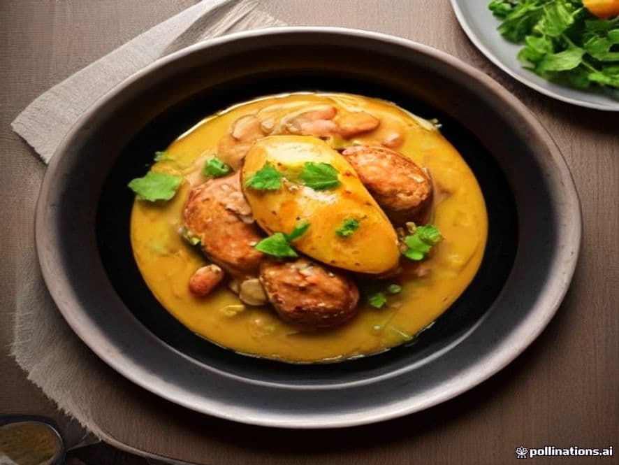 Receta de Pollo al horno con patatas y cebolla preparada paso a paso — fotografía editorial de RecetaGenial