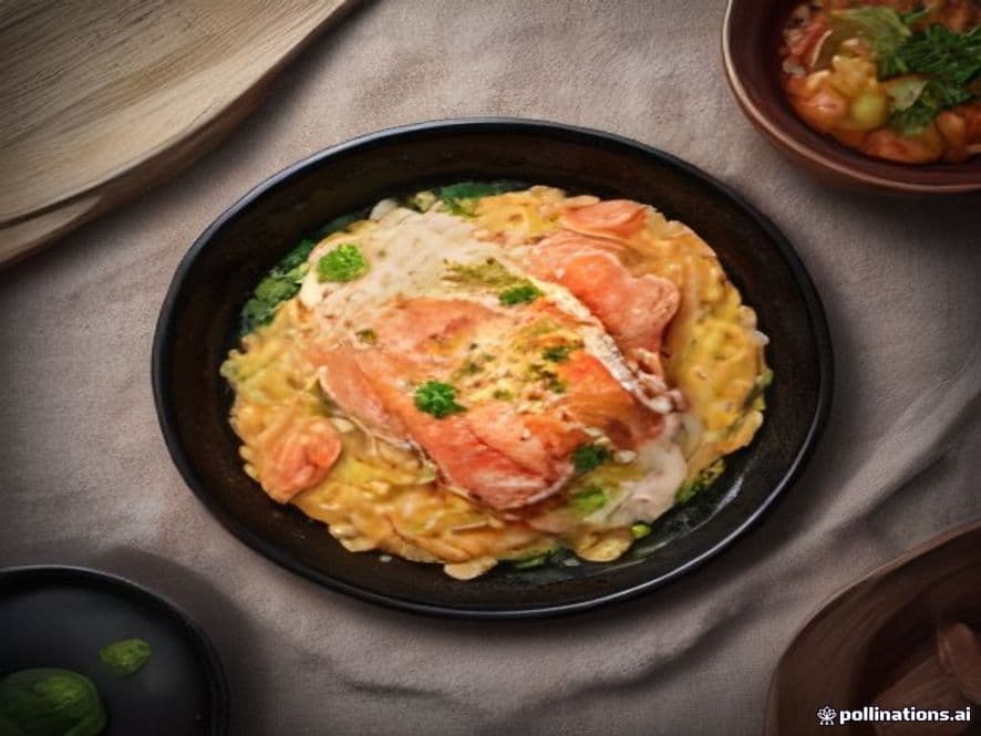 Receta de Salmón al Horno con Cama de Verduras: La Receta Más Fácil y Saludable preparada paso a paso — fotografía editorial de RecetaGenial