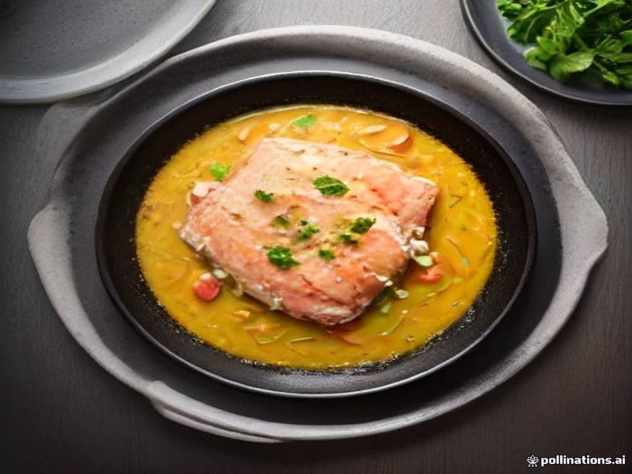 Receta de Salmón al Horno con Espárragos y Limón preparada paso a paso — fotografía editorial de RecetaGenial