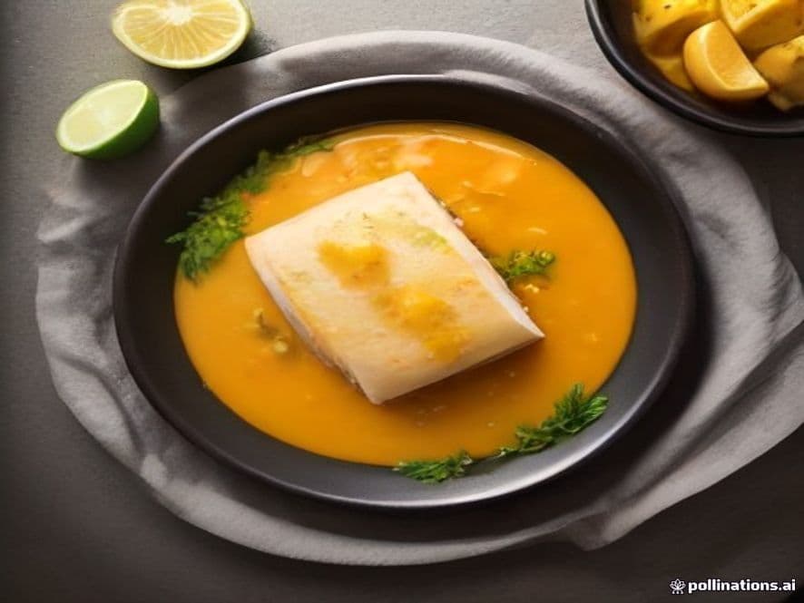 Receta de Salmón al horno con mantequilla, miel y limón sobre cama de verduras preparada paso a paso — fotografía editorial de RecetaGenial