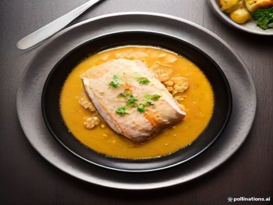 Receta de Salmón al horno con miel y mostaza preparada paso a paso — fotografía editorial de RecetaGenial
