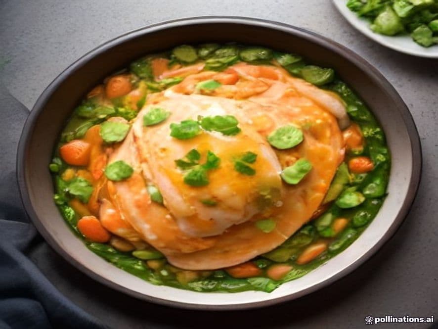 Receta de Salmón al Horno con Verduras: La Receta Más Fácil y Saludable preparada paso a paso — fotografía editorial de RecetaGenial