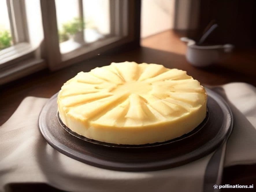 Receta de Tarta de queso al horno casera preparada paso a paso — fotografía editorial de RecetaGenial