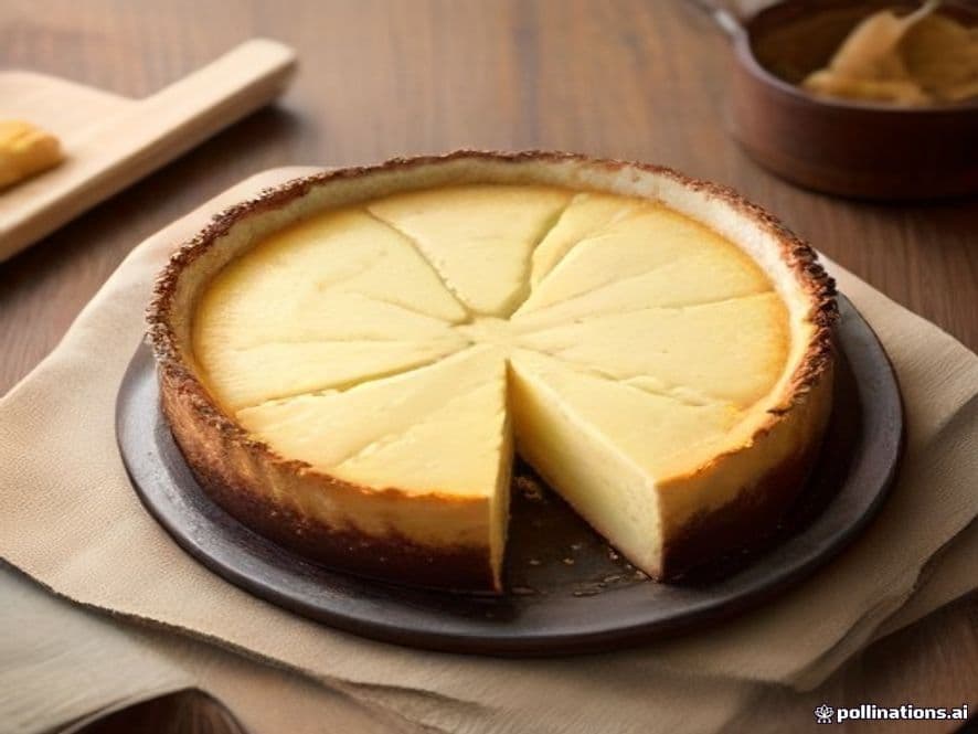 Receta de Tarta de Queso Cremosa en Air Fryer: El Placer de lo Sencillo preparada paso a paso — fotografía editorial de RecetaGenial