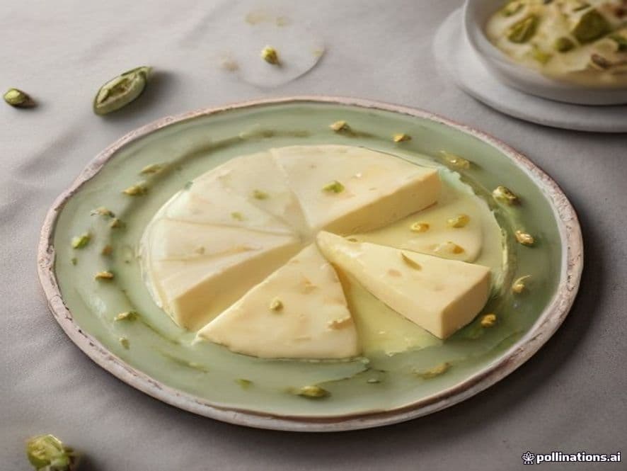 Receta de Tarta de Queso y Pistacho Cremosa preparada paso a paso — fotografía editorial de RecetaGenial
