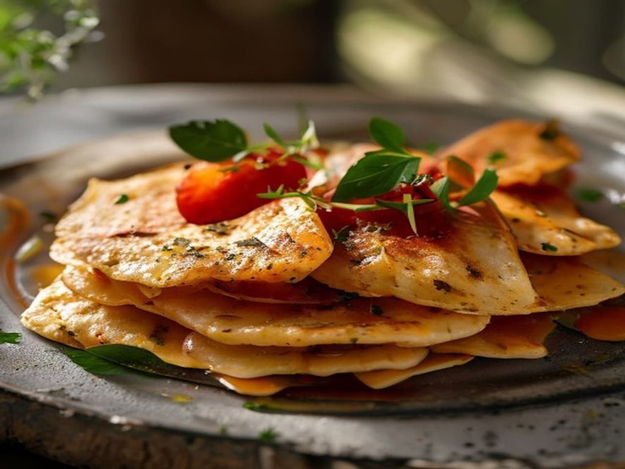 Tortilla española jugosa