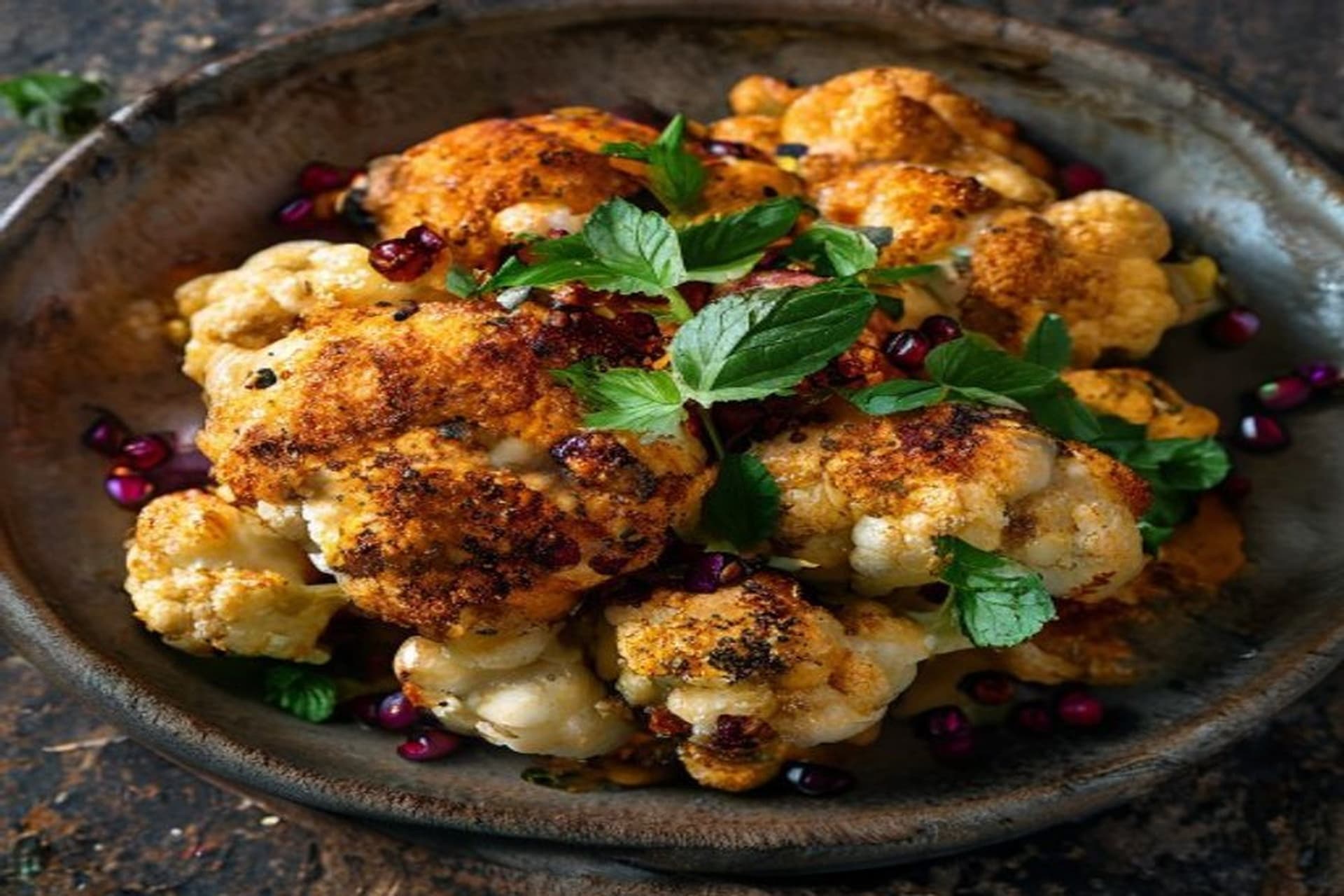 Coliflor Asada Entera con Costra de Especias: El Aperitivo que Sorprenderá a Todos